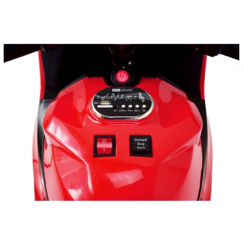 NAJNOWSZY WIELKI  MOTOR ŚCIGACZ , ŚWIECĄCE  KOŁA, PANEL, DŹWIĘKI, SKÓRA, GAZ W MANETCE/FT8728