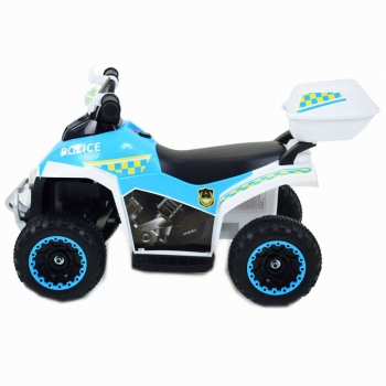 QUAD NA AKUMULATOR POLICJA  Z KUFERKIEM - SUPER JAKOŚĆ/GTS-1188A