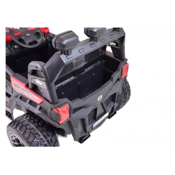 MEGA BUGGY RZR TURBO 12 V,4X4 180 W MEGA MOC, PILOT, MIĘKKIE SIEDZENIE, MIĘKKIE KOŁA, FUNKCJA BUJANIA, KLUCZYK /HC301