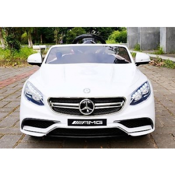 MERCEDES S63 AMG LICENCJA,  MIĘKKIE KOŁA EVA FULL OPCJA/HL169