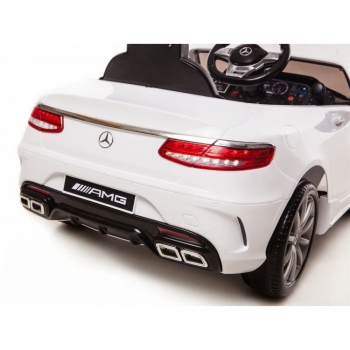 MERCEDES S63 AMG LICENCJA,  MIĘKKIE KOŁA EVA FULL OPCJA/HL169