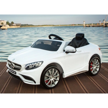 MERCEDES S63 AMG LICENCJA,  MIĘKKIE KOŁA EVA FULL OPCJA/HL169