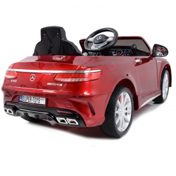 MERCEDES S63 AMG LICENCJA,LAKIER,  MIĘKKIE KOŁA EVA FULL OPCJA/HL169