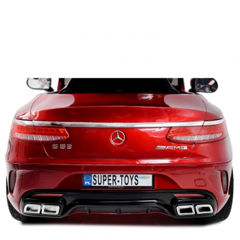 MERCEDES S63 AMG LICENCJA,LAKIER,  MIĘKKIE KOŁA EVA FULL OPCJA/HL169