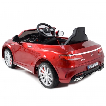 MERCEDES S63 AMG LICENCJA,LAKIER,  MIĘKKIE KOŁA EVA FULL OPCJA/HL169