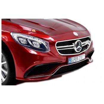 MERCEDES S63 AMG LICENCJA,LAKIER,  MIĘKKIE KOŁA EVA FULL OPCJA/HL169