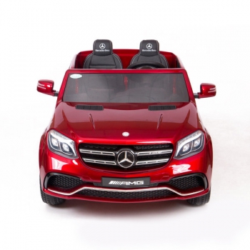 MERCEDES GLS 63,  4 SILNIKI, 2X12 V, MIĘKKIE KOŁA, MIĘKKIE SIEDZENIE DLA 2 DZIECI/HL228