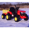 MEGA TRAKTOR NA AKUMULATOR Z PRZYCZEPĄ. MIĘKKIE SIEDZENIE, PILOT, /HL3388