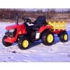 MEGA TRAKTOR NA AKUMULATOR Z PRZYCZEPĄ. MIĘKKIE SIEDZENIE, PILOT, /HL3388