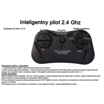 QUAD NA AKUMULATOR Z PILOTEM XC SPORT, MIĘKKIE KOŁA HIT/HL578