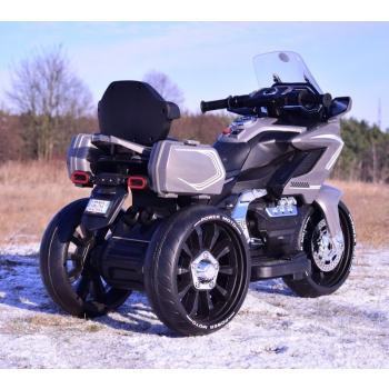 MEGA MOTOR  TURYSTYCZNY  NA AKUMULATOR , LAKIER, ŚWIATŁA/ HLW1688