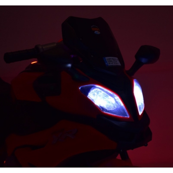 DUŻY MOTOR ŚCIGACZ  STRONG 2 EXCLUSIVE, ŚWIECĄCE KOŁA/HLX2018