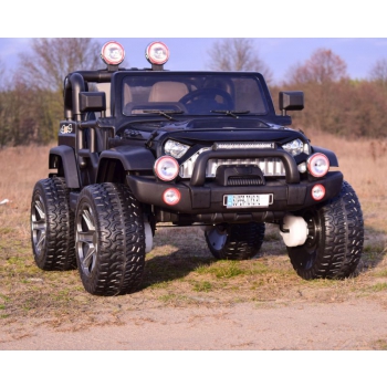 MEGA JEEP PERFECT 002B EXCLUSIVE 4x4, WOLNY START/ MIĘKKIE KOŁA,/HP-002B