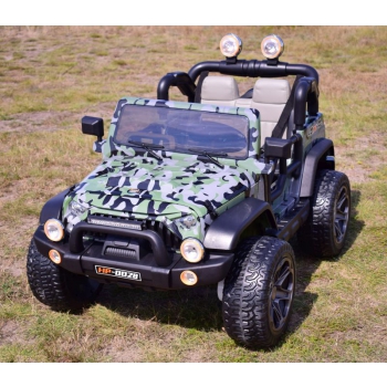 MEGA JEEP PERFECT 002B EXCLUSIVE 4x4, WOLNY START/ MIĘKKIE KOŁA,/HP-002B
