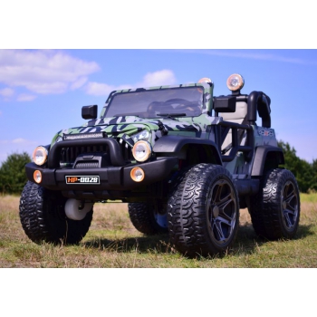 MEGA JEEP PERFECT 002B EXCLUSIVE 4x4, WOLNY START/ MIĘKKIE KOŁA,/HP-002B