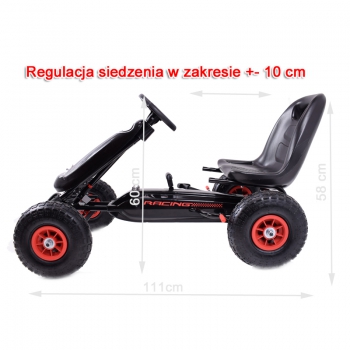 NAJNOWSZY WIELKI GOKART 003- POMPOWANE KOŁA HIT JAKOŚĆ /HP003