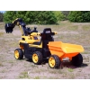 TRAKTOR, KOPARKA NA AKUMULATOR+PRZYCZEPA+PILOT /HRB106