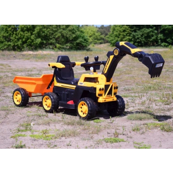 TRAKTOR, KOPARKA NA AKUMULATOR+PRZYCZEPA+PILOT /HRB106