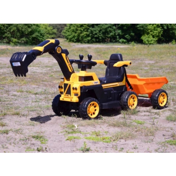 TRAKTOR, KOPARKA NA AKUMULATOR+PRZYCZEPA+PILOT /HRB106
