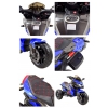 MEGA MOTOR 3 KOŁOWY - MIĘKKIE KOŁA EVA, MIĘKKIE PIKOWANE SIEDZENIE/HS-5188