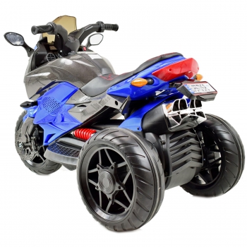 MEGA MOTOR 3 KOŁOWY - MIĘKKIE KOŁA EVA, MIĘKKIE PIKOWANE SIEDZENIE/HS-5188