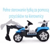 TRAKTOR NA AKUMULATOR Z RUCHOMYM RAMIENIEM - SPYCHACZEM, MIĘKKIE SIEDZENIE/HSD6106B