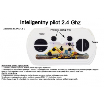 TRAKTOR, KOPARKA NA AKUMULATOR+PRZYCZEPA,PILOT /HT9158
