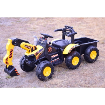 TRAKTOR, KOPARKA NA AKUMULATOR+PRZYCZEPA,PILOT /HT9158