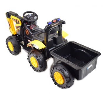 TRAKTOR, KOPARKA NA AKUMULATOR+PRZYCZEPA,PILOT /HT9158
