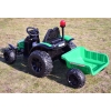 SUPER TRAKTOR TRUCK Z PRZYCZEPĄ I KOGUTEM, MIĘKKIE KOŁA, MIĘKKIE SIEDZENIE, PILOT/HZB200