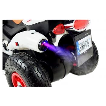SUPER ŚCIGACZ MOTOR SPORT - POMPOWANE KOŁA, PILOT, IMITACJA WYDECHU,/HZBB1188