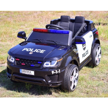 AUTO SUV POLICYJNY NA AKUMULATOR, MIĘKKIE SIEDZENIE, MĘKKIE KOŁA/JC002