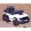 MEGA JEEP  WORKS SIX 4X4, 2 X 12V  MĘKKIE KOŁA, MIĘKKIE SIEDZENIE/JC003