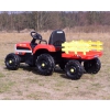 SUPER TRAKTOR FAST NA AKUMULATOR Z PRZYCZEPĄ, MIĘKKIE KOŁA, MIĘKKIE SIEDZENIE, PILOT/JC005