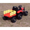 SUPER TRAKTOR FAST NA AKUMULATOR Z PRZYCZEPĄ, MIĘKKIE KOŁA, MIĘKKIE SIEDZENIE, PILOT/JC005