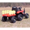 SUPER TRAKTOR FAST NA AKUMULATOR Z PRZYCZEPĄ, MIĘKKIE KOŁA, MIĘKKIE SIEDZENIE, PILOT/JC005