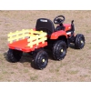 SUPER TRAKTOR FAST NA AKUMULATOR Z PRZYCZEPĄ, MIĘKKIE KOŁA, MIĘKKIE SIEDZENIE, PILOT/JC005