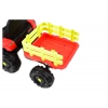 SUPER TRAKTOR FAST NA AKUMULATOR Z PRZYCZEPĄ, MIĘKKIE KOŁA, MIĘKKIE SIEDZENIE, PILOT/JC005