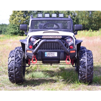 JEEP NA AKUMULATOR BROTHERS , WSPOMAGANIE KIEROWNICY, MIĘKKIE KOŁA, MIĘKKIE SIEDZENIE 24V - 400W/JEEP-JC-666