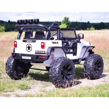 JEEP NA AKUMULATOR BROTHERS , WSPOMAGANIE KIEROWNICY, MIĘKKIE KOŁA, MIĘKKIE SIEDZENIE 24V - 400W/JEEP-JC-666