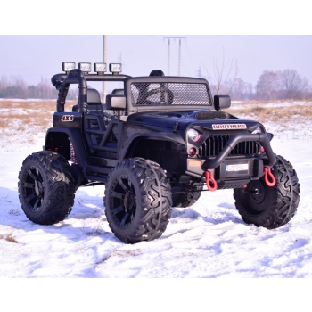 JEEP NA AKUMULATOR BROTHERS , WSPOMAGANIE KIEROWNICY, MIĘKKIE KOŁA, MIĘKKIE SIEDZENIE 24V - 400W/JEEP-JC-666