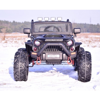 JEEP NA AKUMULATOR BROTHERS , WSPOMAGANIE KIEROWNICY, MIĘKKIE KOŁA, MIĘKKIE SIEDZENIE 24V - 400W/JEEP-JC-666