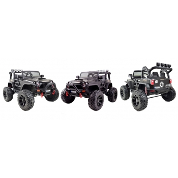 JEEP NA AKUMULATOR BROTHERS , WSPOMAGANIE KIEROWNICY, MIĘKKIE KOŁA, MIĘKKIE SIEDZENIE 24V - 400W/JEEP-JC-666
