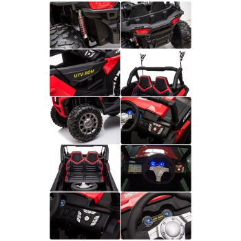 MEGA BUGGY UTV BOM -  4X4, 2x12V SPEED NEW , MĘKKIE KOŁA, MIĘKKIE SIEDZENIA/JC999