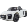 ORYGINALNE AUDI  R8 SPYDER  W NAJLEPSZEJ WERSJI, MIĘKKIE SIEDZENIE, PILOT 2.4 GHZ/ 2198