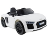 ORYGINALNE AUDI  R8 SPYDER  W NAJLEPSZEJ WERSJI, MIĘKKIE SIEDZENIE, PILOT 2.4 GHZ/ 2198