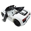 ORYGINALNE AUDI  R8 SPYDER  W NAJLEPSZEJ WERSJI, MIĘKKIE SIEDZENIE, PILOT 2.4 GHZ/ 2198