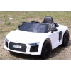 ORYGINALNE AUDI  R8 SPYDER  W NAJLEPSZEJ WERSJI, MIĘKKIE SIEDZENIE, PILOT 2.4 GHZ/ 2198