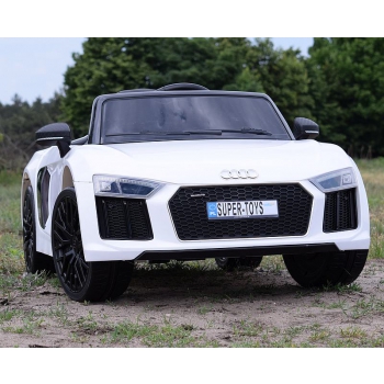 ORYGINALNE AUDI  R8 SPYDER  W NAJLEPSZEJ WERSJI, MIĘKKIE SIEDZENIE, PILOT 2.4 GHZ/ 2198