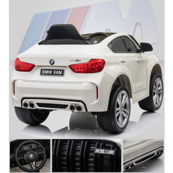 ORYGINALNE BMW X6M   W NAJLEPSZEJ WERSJI, MIĘKKIE SIEDZENIE, PILOT 2.4 GHZ/ 2199